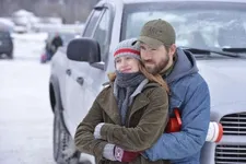 Mireille Enos as Tina and  Ryan Reynolds as Matthew: "Also in the winter scenes with the snow, it's not only virginal but there's something dormant, buried."